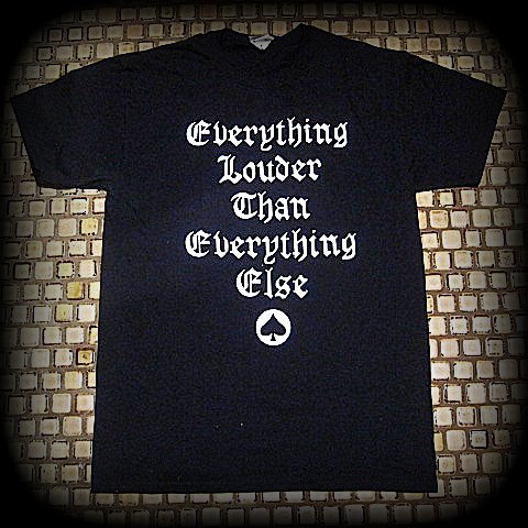 Motorhead - Everything Louder/ Two Sided Printed T-Shirt
